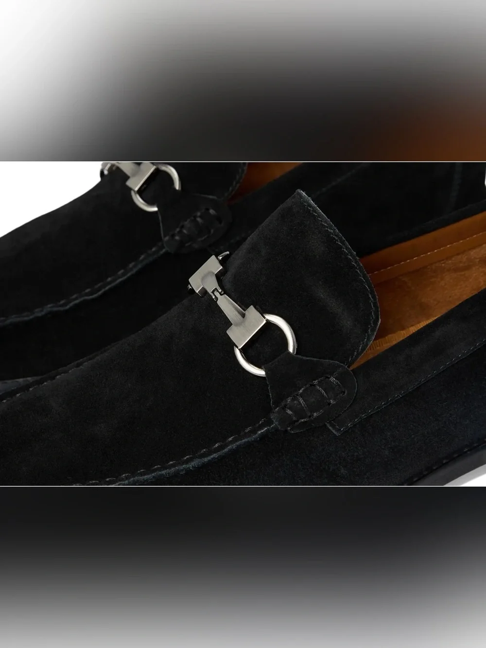 Steve Madden 🔥Alfio Men's Black Suede Bit Loafers - Classic Slip-On Dress Shoe